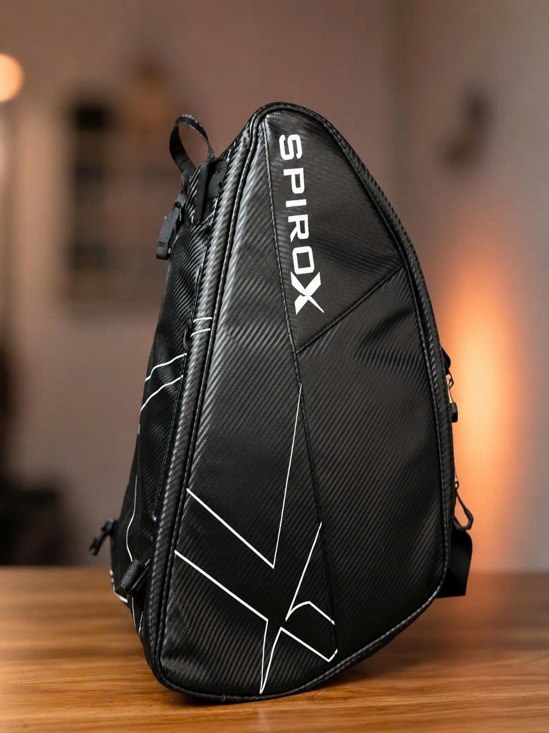Túi Thể Thao Pickleball Spirox Carbon Tour Chính Hãng - Ngăn Đựng Vợt Riêng - Siêu Bền - Dung Tích Rộng Rãi